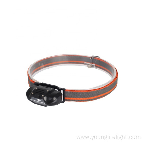 AA battery cheap LED headlamp for running fishing